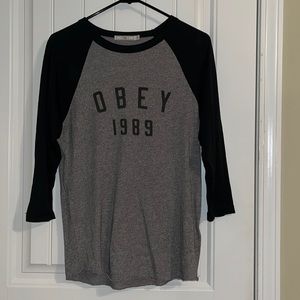 Obey Women’s Baseball Tee